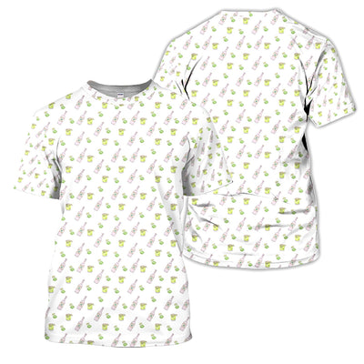 Tequila Lime Pattern Golf Polos, Crazy Tequila Golf Shirt For Men, Funny Golf Shirt