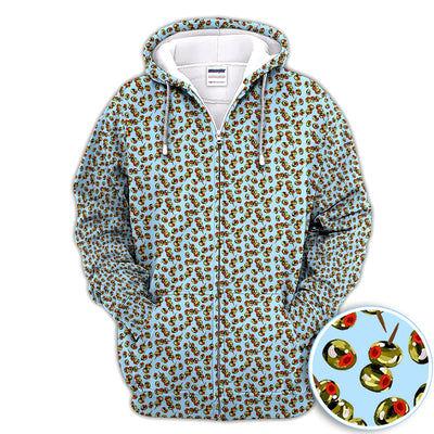 Olive Pattern Golf Polos, Crazy Olive Golf Shirt For Men, Funny Golf Shirt