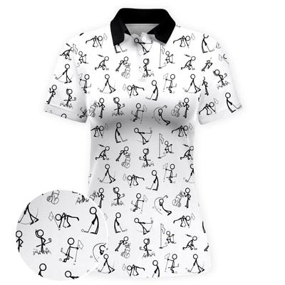 Sticker Swing Women Polo Shirt