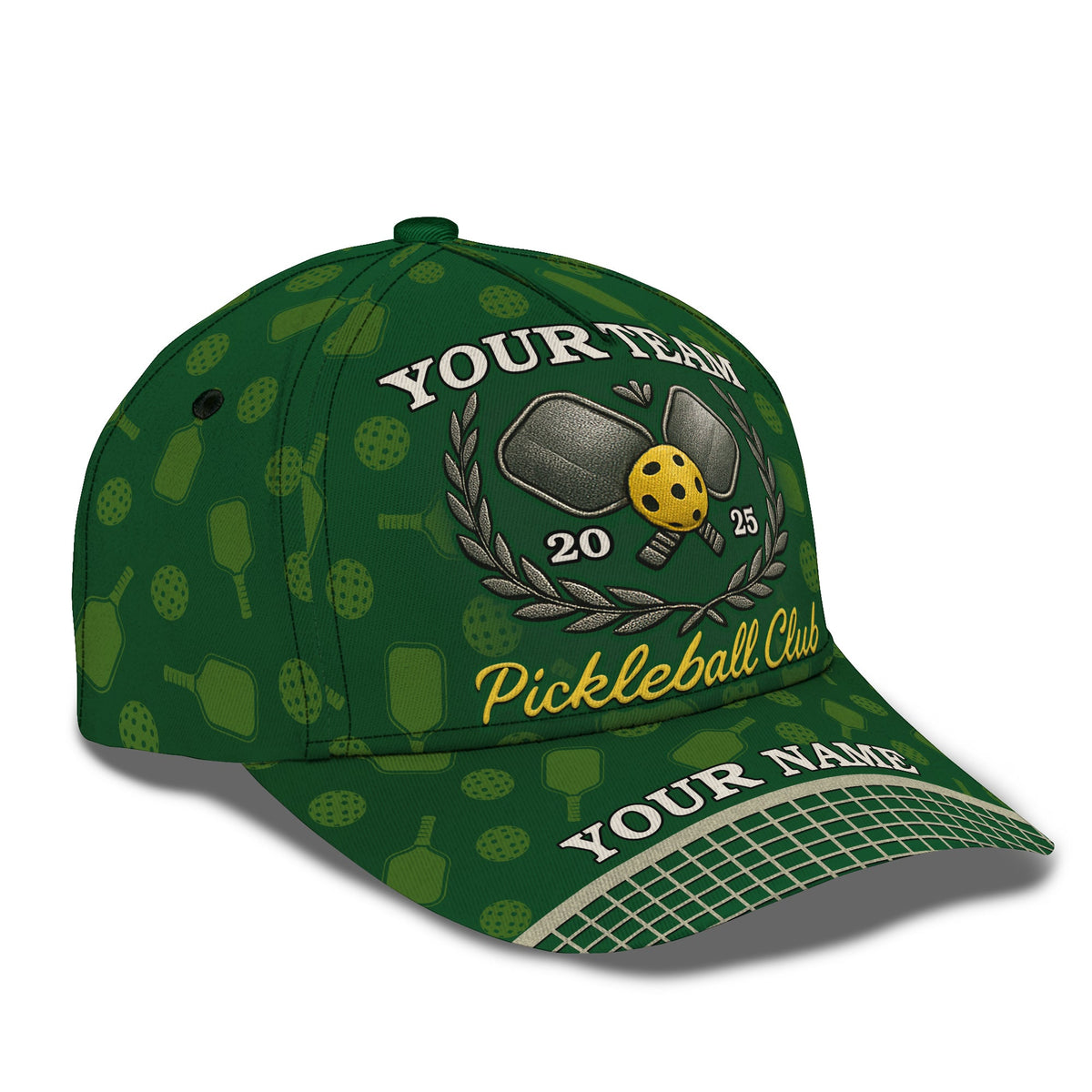 Custom Name Pickleball Club Hat, Personalized Pickleball Hat with Team Name And Year, Pickleball Hat for Men