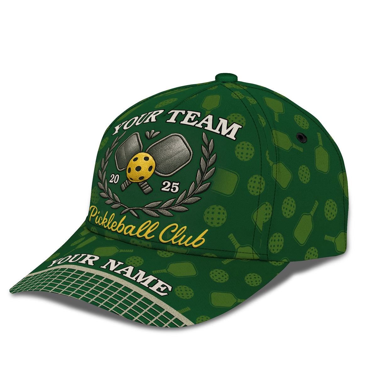 Custom Name Pickleball Club Hat, Personalized Pickleball Hat with Team Name And Year, Pickleball Hat for Men