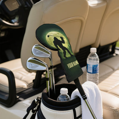 Personalized Golf Headcovers Gift for Men, Bigfoot Golf Head Cover, Gift For Golfers