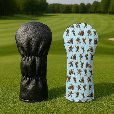 Crazy Golf Head Cover, Bigfoot Golf Headcovers For Men, Golf Gift For Golfer
