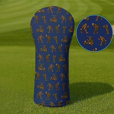 Crazy Golf Head Cover, Bigfoot Golf Headcovers For Men, Golf Gift For Golfer