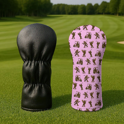 Crazy Golf Head Cover, Bigfoot Golf Headcovers For Men, Golf Gift For Golfer
