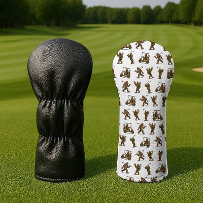 Crazy Golf Head Cover, Bigfoot Golf Headcovers For Men, Golf Gift For Golfer