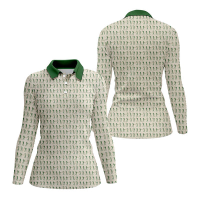Golf Pattern Polos, Gofl Gift For Men's, Crazy Golf Shirts For Golfers