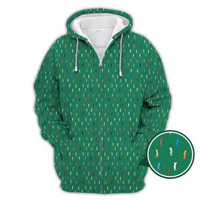 Golf Postures Pattern Golf Polos, Funny Golf Shirt ForMen’s, Crazy Golf Shirts For Golfers
