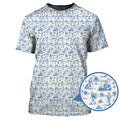 Crazy Golf Shirt For Men, Funny Pattern Golf Shirt, Golf Gift For Golfer