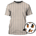 Funny Golf Pattern Shirt, Dachshund Golf Shirt For Golfer, Crazy Golf Shirt For Men