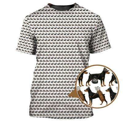 Pattern Golf Shirt For Men, Dog Golf Shirt, Crazy Golf Shirt For Golfers