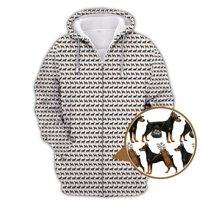 Pattern Golf Shirt For Men, Dog Golf Shirt, Crazy Golf Shirt For Golfers