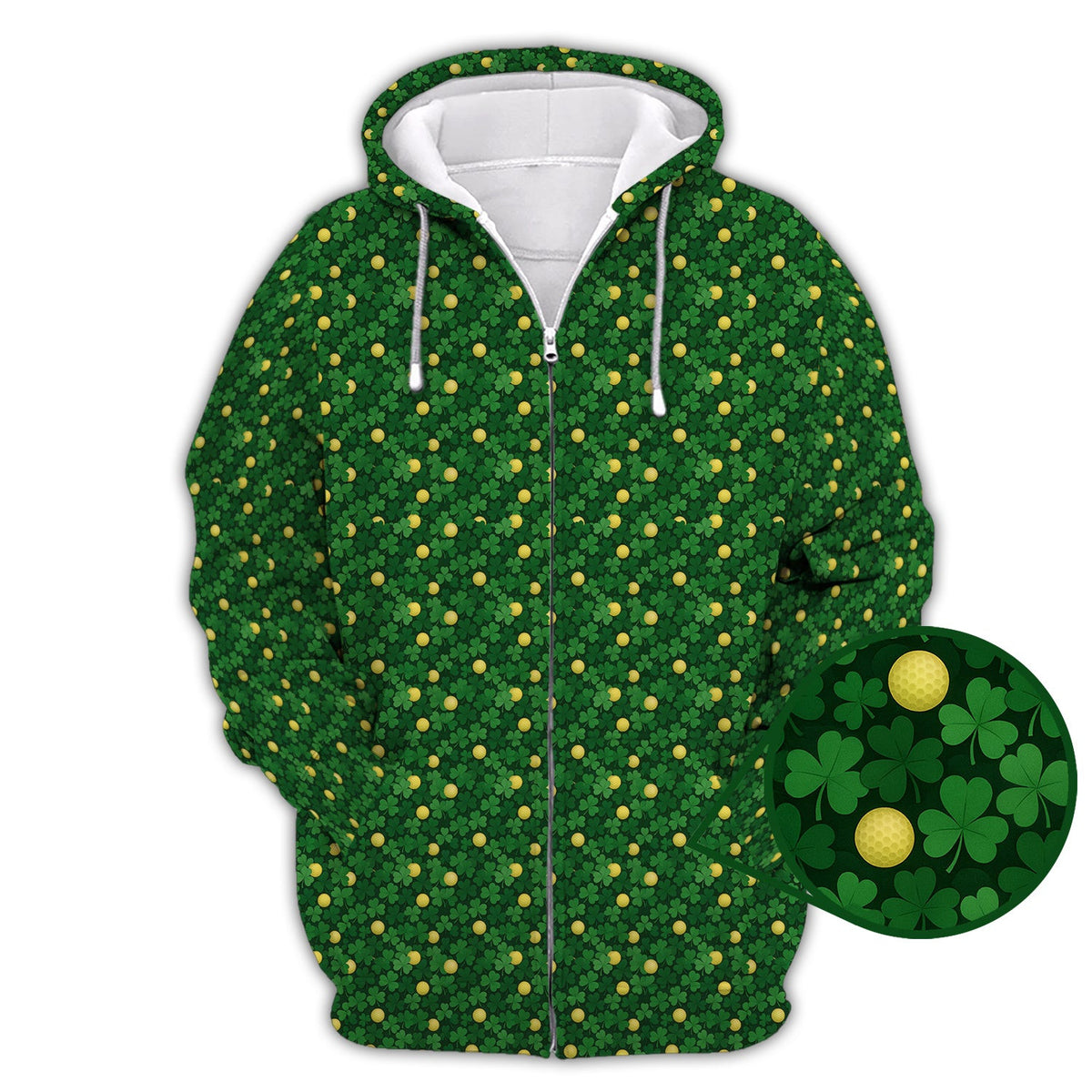 Irish Golf Shirts, Ireland Golf Polos For Golfer, Pattern Golf Shirt For Men