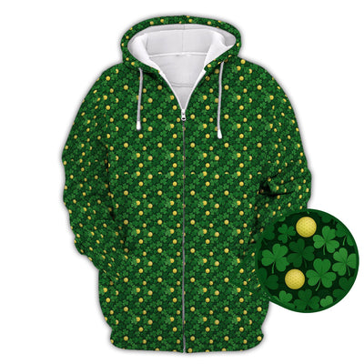Irish Golf Shirts, Ireland Golf Polos For Golfer, Pattern Golf Shirt For Men