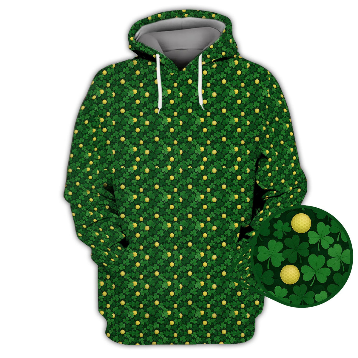 Irish Golf Shirts, Ireland Golf Polos For Golfer, Pattern Golf Shirt For Men
