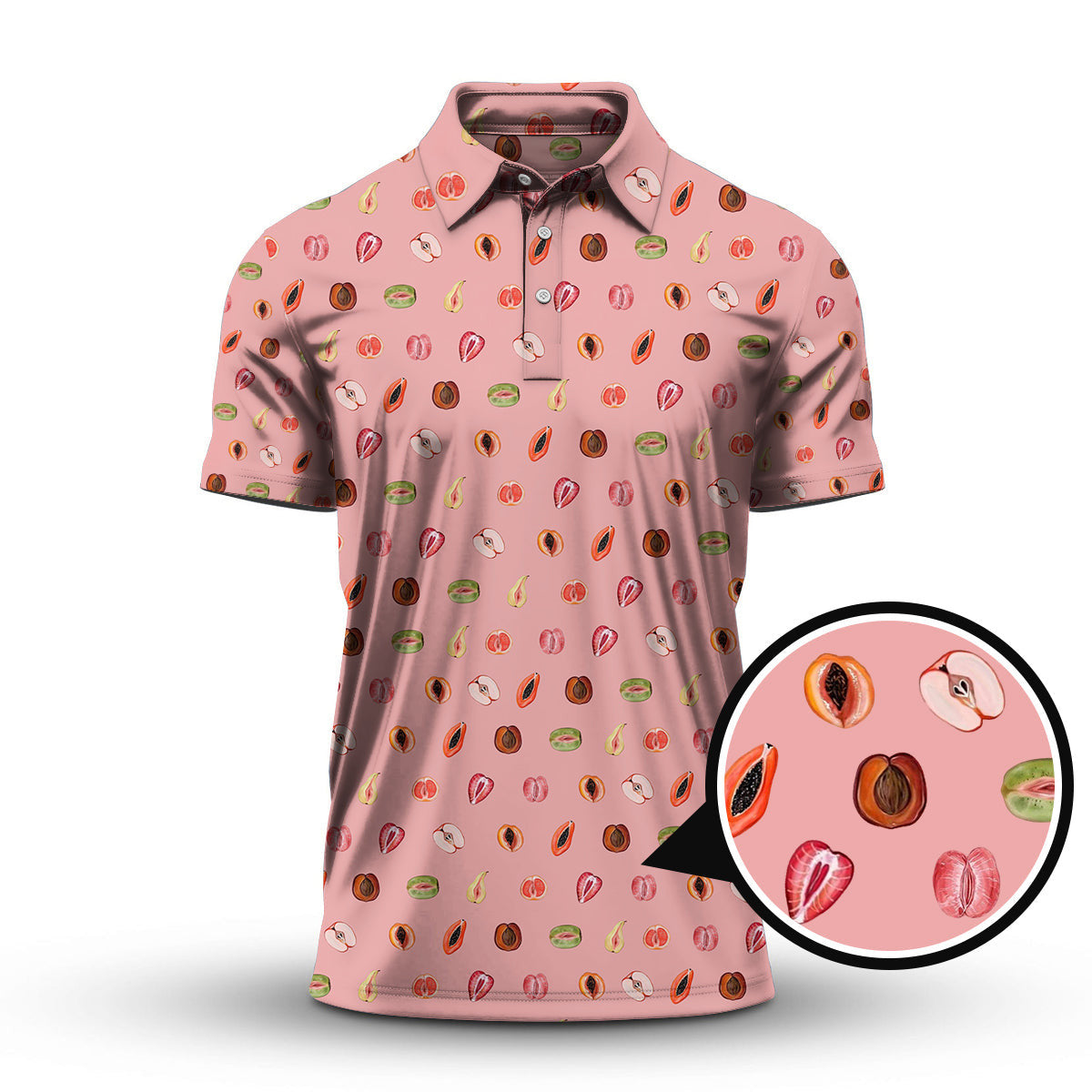 Pattern Golf Shirt, Crazy Golf Shirt For Golfer, Funny Golf Shirt For Men
