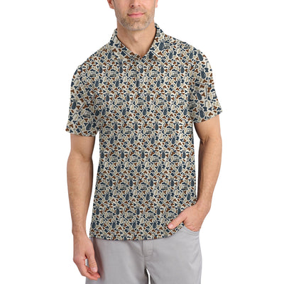 Funny Pattern Golf Shirt For Golfer, Crazy Golf Shirt, Golf Gift For Men