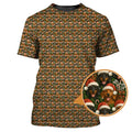 Dachshund Golf Shirt For Men, Christmas Pattern Golf Shirt, Funny Golf Shirt For Golfer