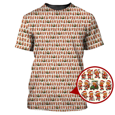 Funny Pattern Golf Shirt For Golfer, Christmas Golf Shirt, Golf Gift For Men
