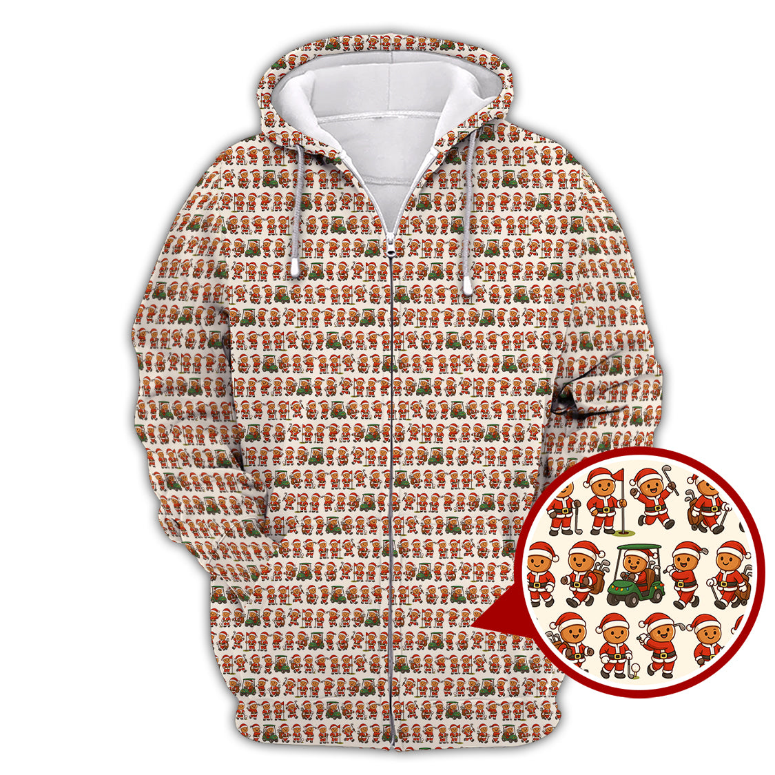 Funny Pattern Golf Shirt For Golfer, Christmas Golf Shirt, Golf Gift For Men