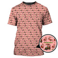 Funny Pattern Golf Shirt, Flamingo Golf Shirt, Christmas Golf Shirt For Golfer