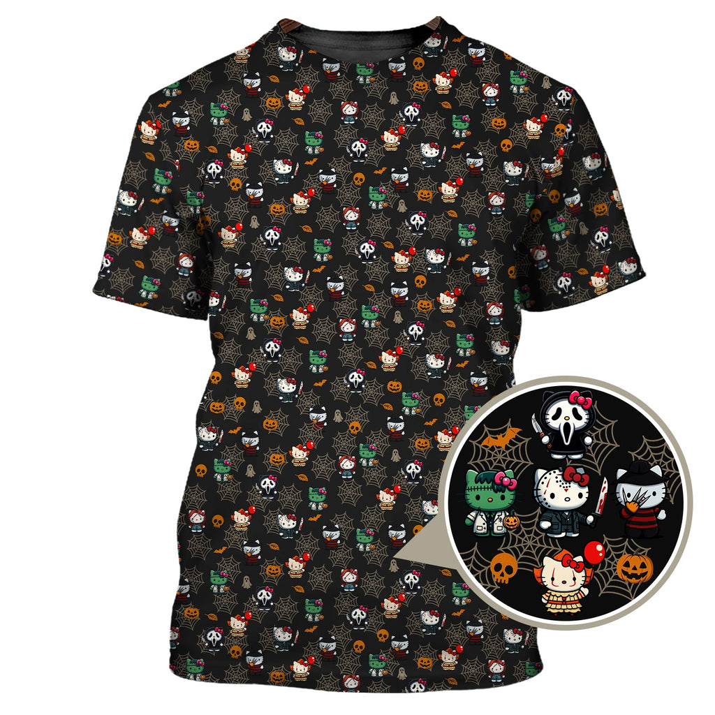 Halloween Golf Shirt, Pattern Golf Shirt For Golfer, Funny Golf Shirt For Men