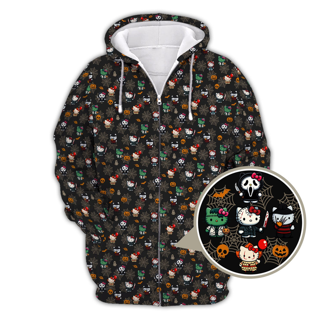Halloween Golf Shirt, Pattern Golf Shirt For Golfer, Funny Golf Shirt For Men
