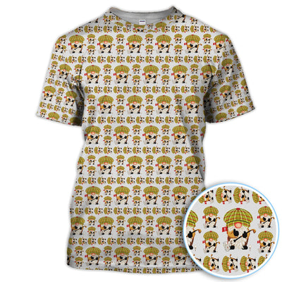 Funny Pattern Golf Shirt For Men, Christmas Golf Shirt, Golf Gift For Golfer