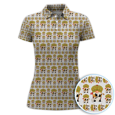 Funny Pattern Golf Shirt For Men, Christmas Golf Shirt, Golf Gift For Golfer