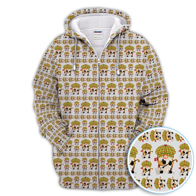 Funny Pattern Golf Shirt For Men, Christmas Golf Shirt, Golf Gift For Golfer