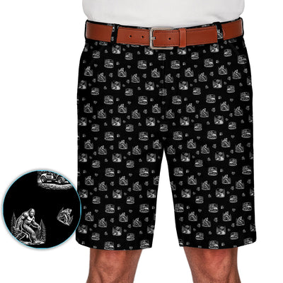 Bigfoot Pattern Golf Set, Funny Sasquatch Golf Set, Crazy Golf Gift For Men