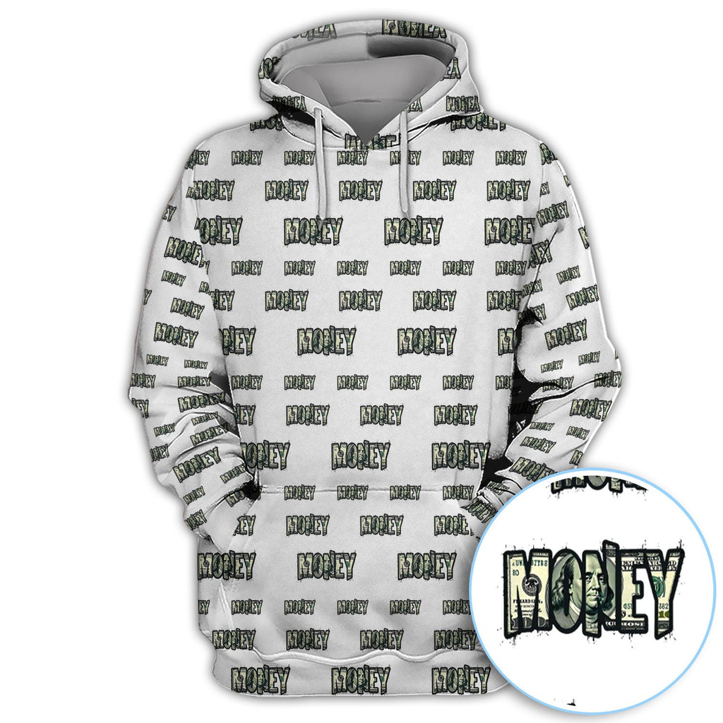 Money Pattern Golf Polos, Funny Golf Shirt For Men, Golf Gift For Golfer