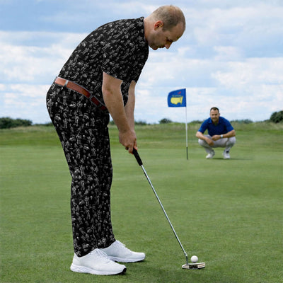 Funny Bigfoot Pattern Golf Set, Squatch Bigfoot Golf Set For Men, Crazy Golf Gift For Golfer