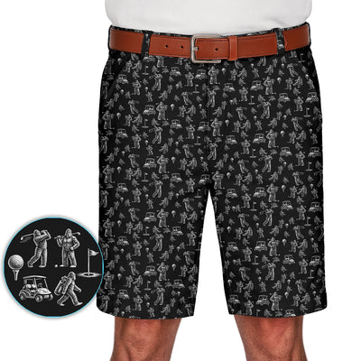 Funny Bigfoot Pattern Golf Set, Squatch Bigfoot Golf Set For Men, Crazy Golf Gift For Golfer