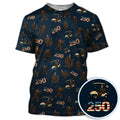 Crazy Bigfoot Golf Polos For Golfer, Patriotic 250th Anniversary Pattern Golf Shirt, Funny Golf Gift For Men