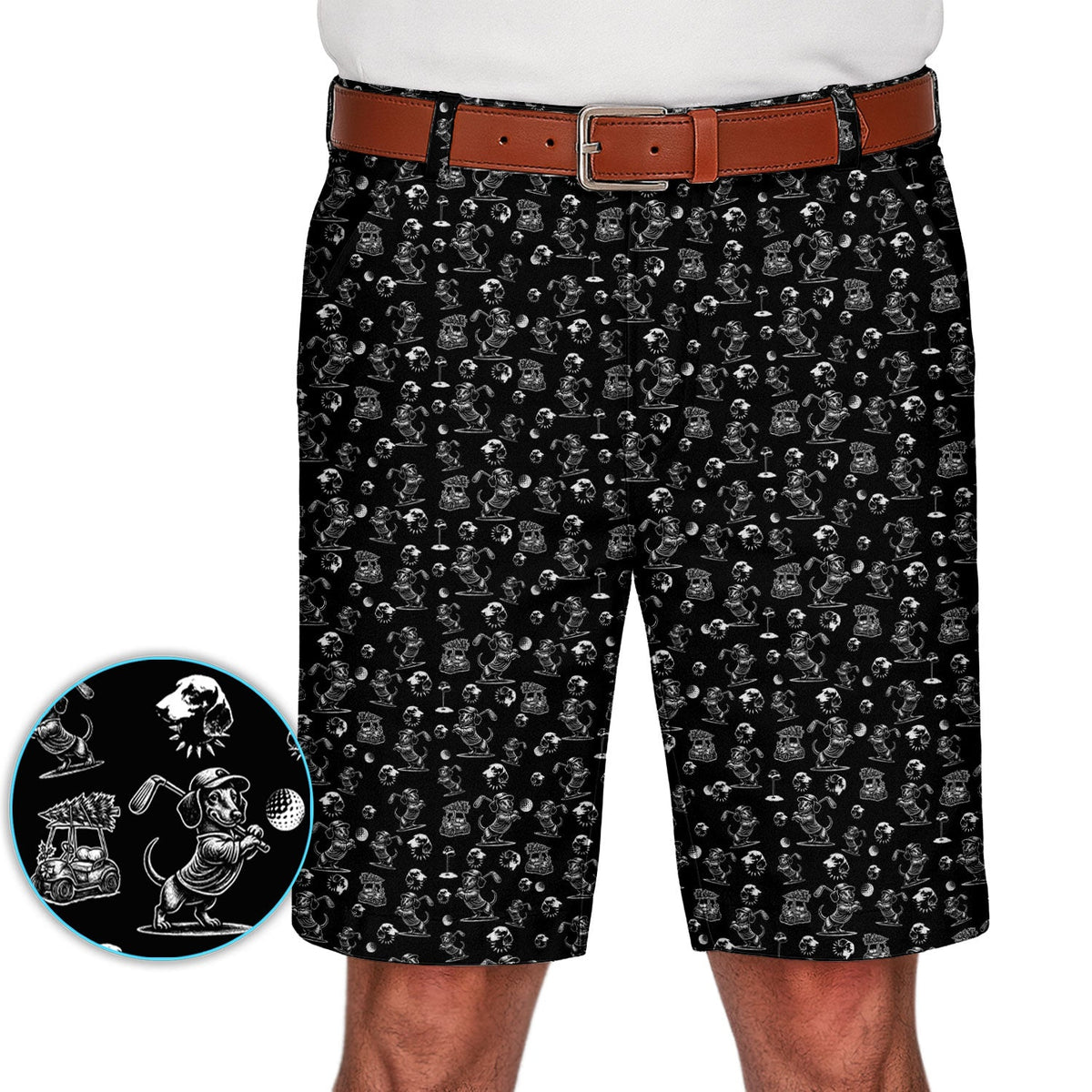 Dachshund Pattern Golf Set For Men, Funny Golf Set, Golf Gift For Golfer