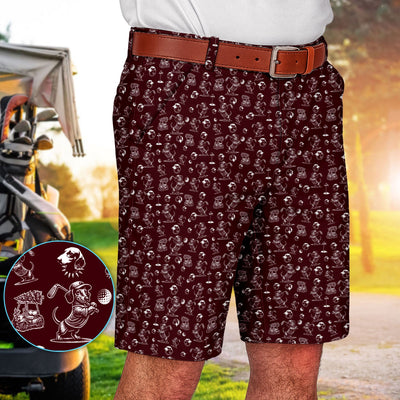 Dachshund Pattern Golf Set For Men, Funny Golf Set, Golf Gift For Golfer