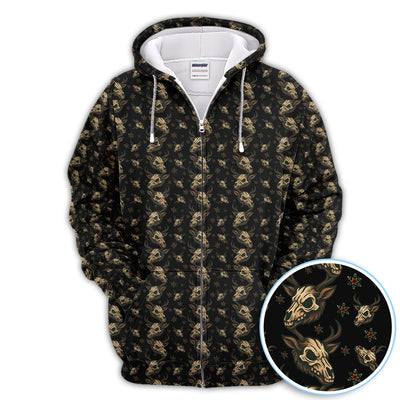Krampus Christmas Pattern Golf Shirt, Crazy Xmas Golf Polos, Golf Gift For Men