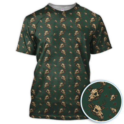 Krampus Christmas Pattern Golf Shirt, Crazy Xmas Golf Polos, Golf Gift For Men
