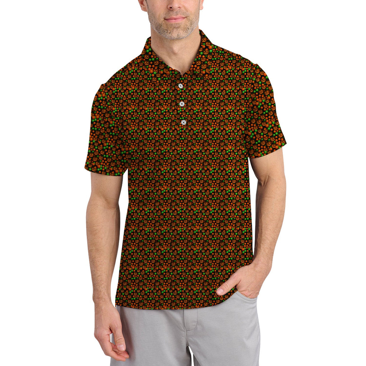 Pickleball Pattern Shirt, Halloween Pickleball Shirt For Men, Funny Pickleball Shirt, Gift For Pickleball Lover