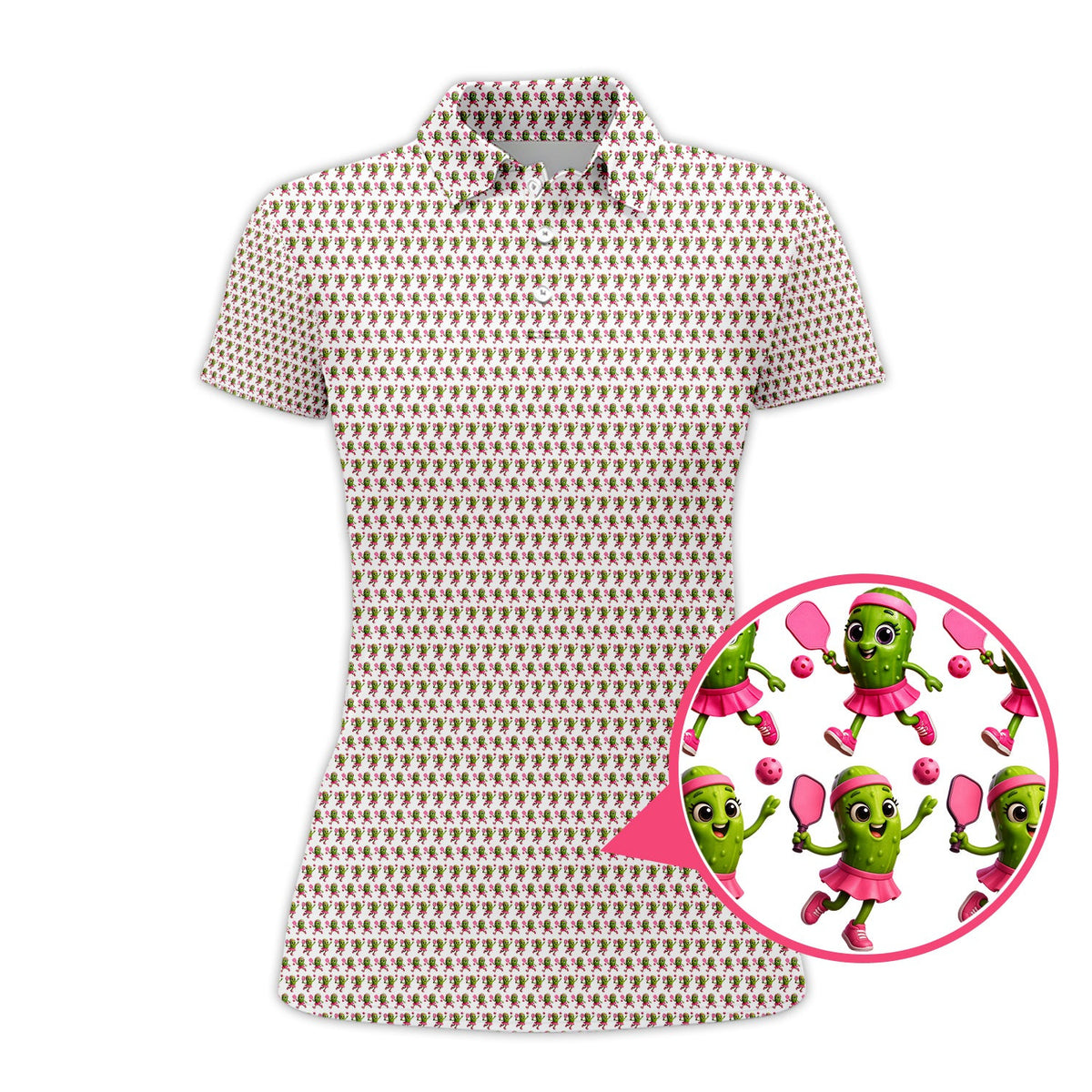 Women's Pickleball Shirt, Pattern Pickleball Shirt, Funny Pickleball Shirt