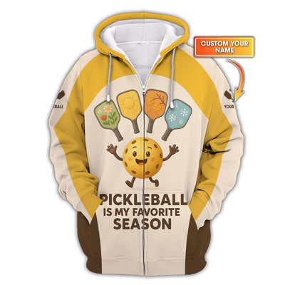 Women's Pickleball Shirt, Pickleball Is My Favorite Season Custom Polo for Players, GIft For Pickleball Lovers