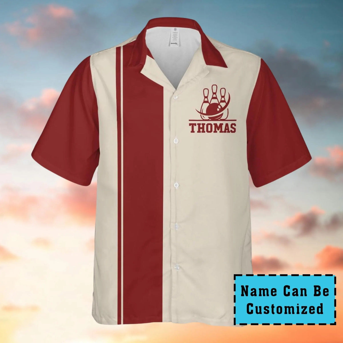 Custom Retro Bowling Shirts for Men, Vintage Shirts Bowling Team, Lover Bowling Hawaiian Shirts