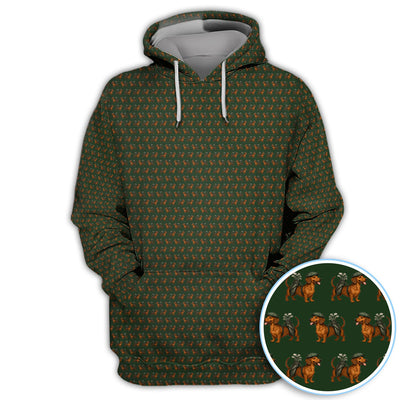 Dachshund Pattern Golf Polos, Crazy Dachshund Golf Shirt For Men, Funny Golf Shirt