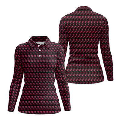 Body Art Pattern Golf Polos, Funny Golf Shirt, Crazy Golf Shirts For Men
