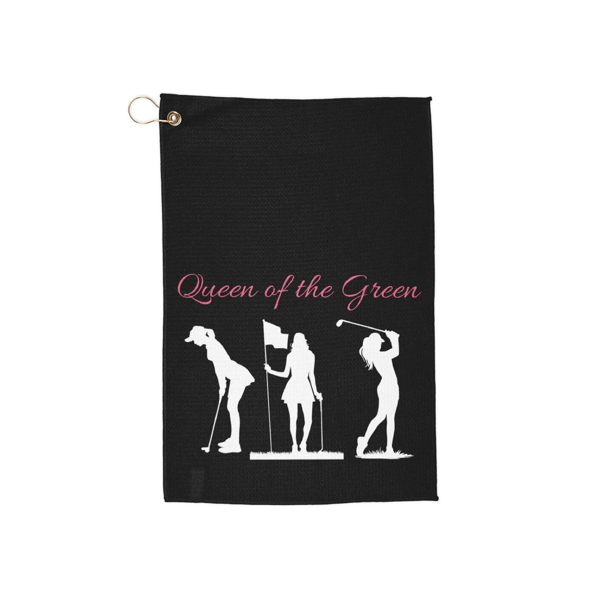 Queen of the Green Golf Towel, Gift for Golfers, Crazy Golf Towels For Women