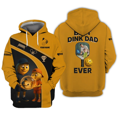 Best Dink Dad Ever Pickleball Shirts - Personalized Father's Day Gifts - Personalised Photo Gifts