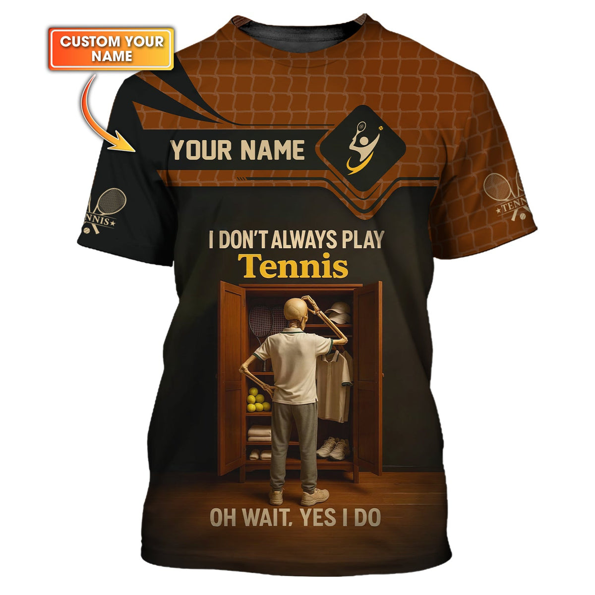 Play Tennis Polo Shirts, Custom Men Tennis Shirts, Vintage Tennis Outfit, Gift for Dad