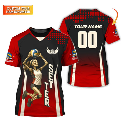 Setter Volleyball, Women's Volleyball Jersey, Custom Volleyball Team Shirts, Volleyball Uniforms