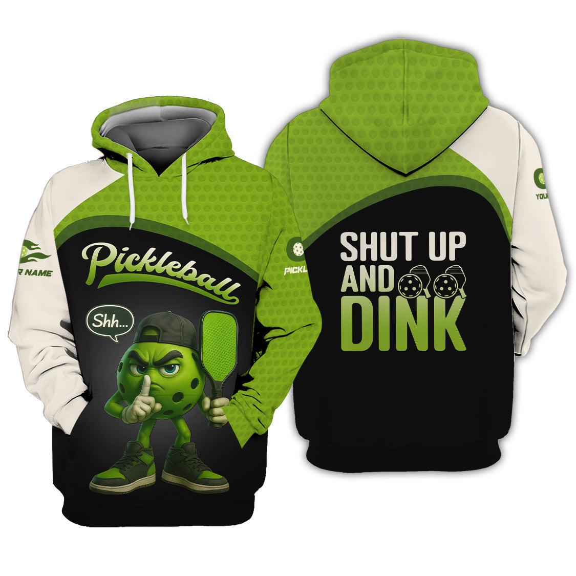 Shut Up and Dink Pickleball Shirt, Custom Name Pickleball T Shirt, Pickleball Uniforms